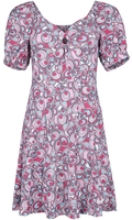 QED London - Ring Detail Skater Dress - Korte jurk - Vrouwen - meerkleurig