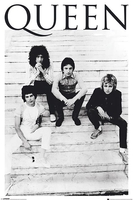 Queen - Brazil 81 - Poster - Unisex - zwart wit
