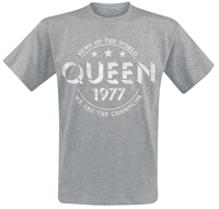 Queen - Champions - T-shirt - Mannen - lichtgrijs gemêleerd