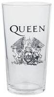 Queen - Crest - Bierglas - Unisex - transparant
