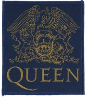 Queen - Crest - Patch - Unisex - zwart geel