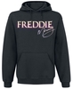 Queen - Freddie Mercury - Freddie Crown - Trui met capuchon - Mannen - zwart