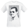 Queen - Freddie Mercury - Sunglasses - T-shirt - Mannen - wit