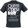 Queen - Germany Tour 79 - T-shirt - Mannen - zwart