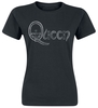 Queen - Logo - T-shirt - Vrouwen - zwart