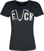Queen Kerosin - F everyone - T-shirt - Vrouwen - zwart