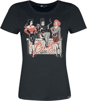 Queen Kerosin - Girls Girls Girls - T-shirt - Vrouwen - zwart