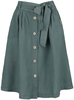 Ragwear - Bonie - Medium-lengte rok - Vrouwen - olijf