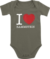 Rammstein - Kids - I Love Rammstein - Body - Unisex - kaki