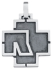 Rammstein - Rammstein Logo - Hanger - Mannen - zilverkleurig