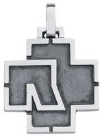 Rammstein - Rammstein Logo - Hanger - Mannen - zilverkleurig