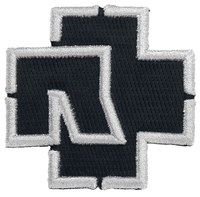 Rammstein - Rammstein Logo - Patch - Unisex - zwart