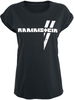 Rammstein - White Bars - T-shirt - Vrouwen - zwart