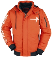 Rammstein - Winter Jacket - Winterjas - Mannen - oranje zwart