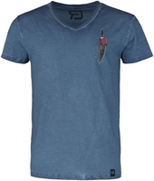 R.E.D. by EMP - - T-shirt - Mannen - blauw