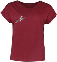 R.E.D. by EMP - - T-shirt - Vrouwen - bordeaux