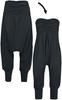 R.E.D. by EMP - 2 in 1: Haremshose und Jumpsuit - Stoffen broeken - Vrouwen - zwart