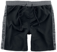 R.E.D. by EMP - Badeshorts mit Print - Zwembroek - Mannen - zwart