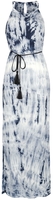 R.E.D. by EMP - Batik Maxikleid - Lange jurk - Vrouwen - donkerblauw wit