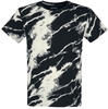 R.E.D. by EMP - Batik T-Shirt - T-shirt - Mannen - zwart gebroken wit