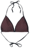 R.E.D. by EMP - Bikinioberteil mit Schachbrettmuster - Bikini Top - Vrouwen - zwart rood