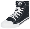 R.E.D. by EMP - Black lined sneakers - Sneakers high - Mannen - zwart