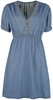 R.E.D. by EMP - Blaues Kleid mit Knöpfen - Korte jurk - Vrouwen - blauw
