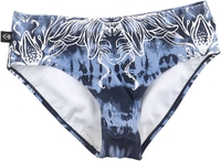 R.E.D. by EMP - Blau/weiße Batik Bikinihose mit Print - Bikini Slip - Vrouwen - donkerblauw wit
