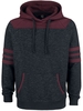 R.E.D. by EMP - Bodies - Trui met capuchon - Mannen - zwart rood