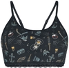 R.E.D. by EMP - Bustier met ouderwetse motieven - Bustier - Vrouwen - zwart