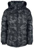 R.E.D. by EMP - Camouflage Winterjacke - Tussenseizoensjas - Vrouwen - zwart grijs