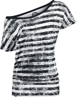 R.E.D. by EMP - Can You Read My Mind - T-shirt - Vrouwen - zwart wit