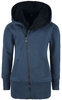 R.E.D. by EMP - Closer - Vest met capuchon - Vrouwen - donkerblauw