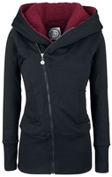 R.E.D. by EMP - Closer - Vest met capuchon - Vrouwen - zwart