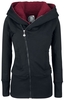 R.E.D. by EMP - Closer - Vest met capuchon - Vrouwen - zwart