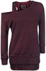 R.E.D. by EMP - Cut Me Loose - Sweatshirts - Vrouwen - bordeaux