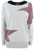 R.E.D. by EMP - Cut Me Loose - Sweatshirts - Vrouwen - grijs zwart