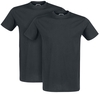 R.E.D. by EMP - Doppelpack T-Shirts mit Rundhalsausschnitt - T-shirt - Mannen - zwart