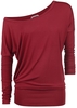 R.E.D. by EMP - Fast And Loose - Shirt met lange mouwen - Vrouwen - rood