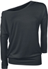 R.E.D. by EMP - Fast And Loose - Shirt met lange mouwen - Vrouwen - zwart