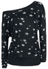 R.E.D. by EMP - Fast And Loose - Shirt met lange mouwen - Vrouwen - zwart