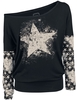 R.E.D. by EMP - Fast And Loose - Shirt met lange mouwen - Vrouwen - zwart