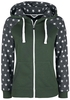 R.E.D. by EMP - Freaking Out Loud - Trui met capuchon - Vrouwen - groen grijs