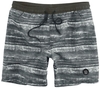 R.E.D. by EMP - Gemusterte Badeshorts - Zwembroek - Mannen - olijf