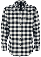 R.E.D. by EMP - Geruit shirt - Flanellen overhemd - Mannen - zwart wit