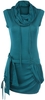 R.E.D. by EMP - High Neck Dress - Korte jurk - Vrouwen - petrol