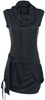 R.E.D. by EMP - High Neck Dress - Korte jurk - Vrouwen - zwart