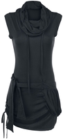 R.E.D. by EMP - High Neck Dress - Korte jurk - Vrouwen - zwart