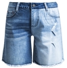 R.E.D. by EMP - Jeans Shorts mit Destroy Detail - Korte broek - Vrouwen - blauw