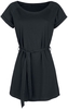 R.E.D. by EMP - Jersey Kleid mit Bindegürtel - Korte jurk - Vrouwen - zwart